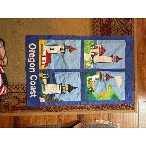 Oregon Coast Lighthouses Wall Hanging flag Quilt pattern Art READ - Picture 9 of 16